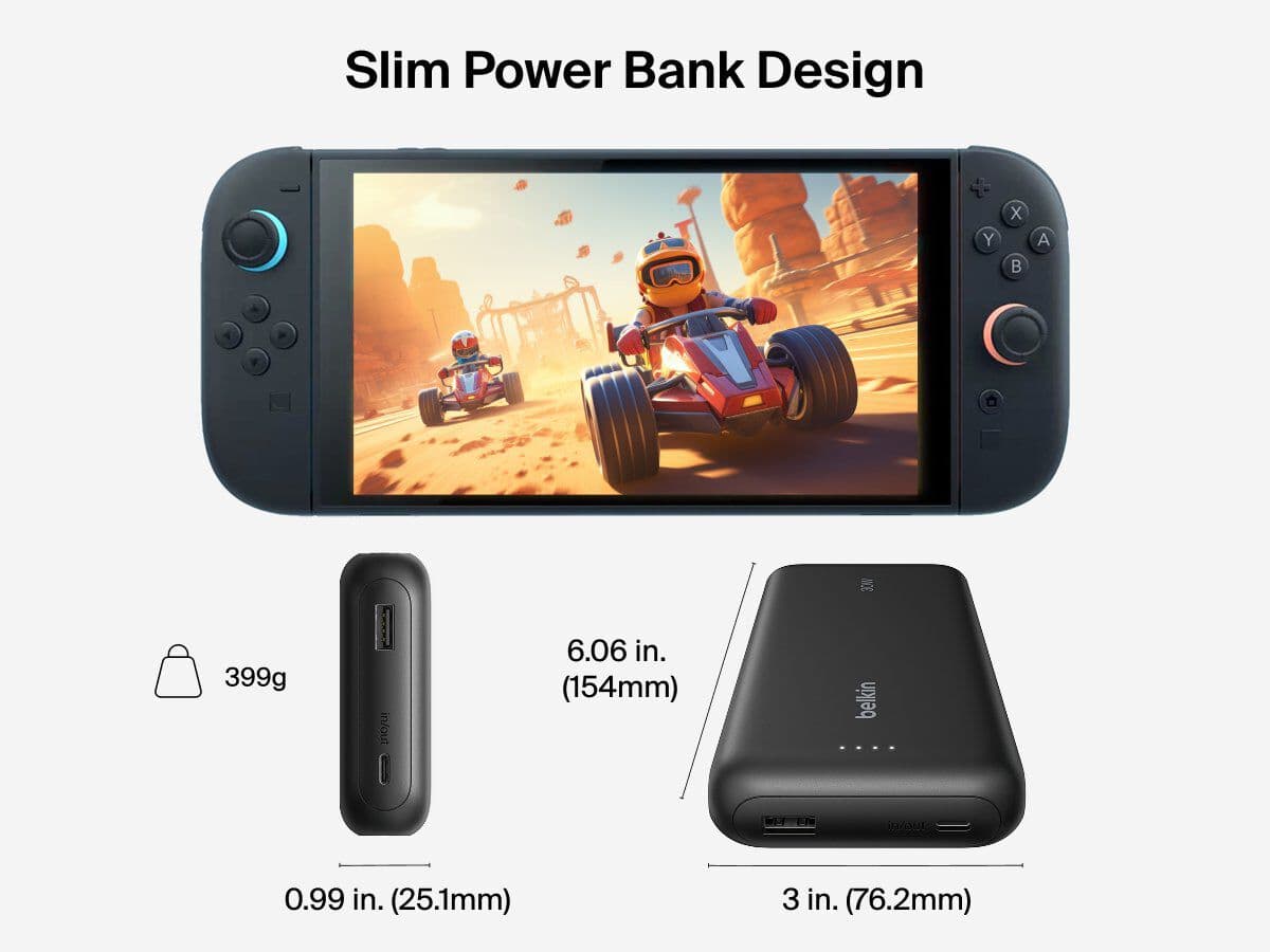 Belkin Power Bank 20.000 mAh — Nintendo Switch 2 - 2