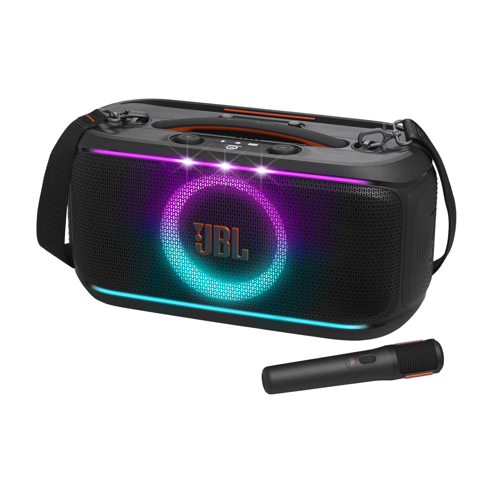 JBL PartyBox On-The-Go 2 — Portátil con Micrófonos - 1