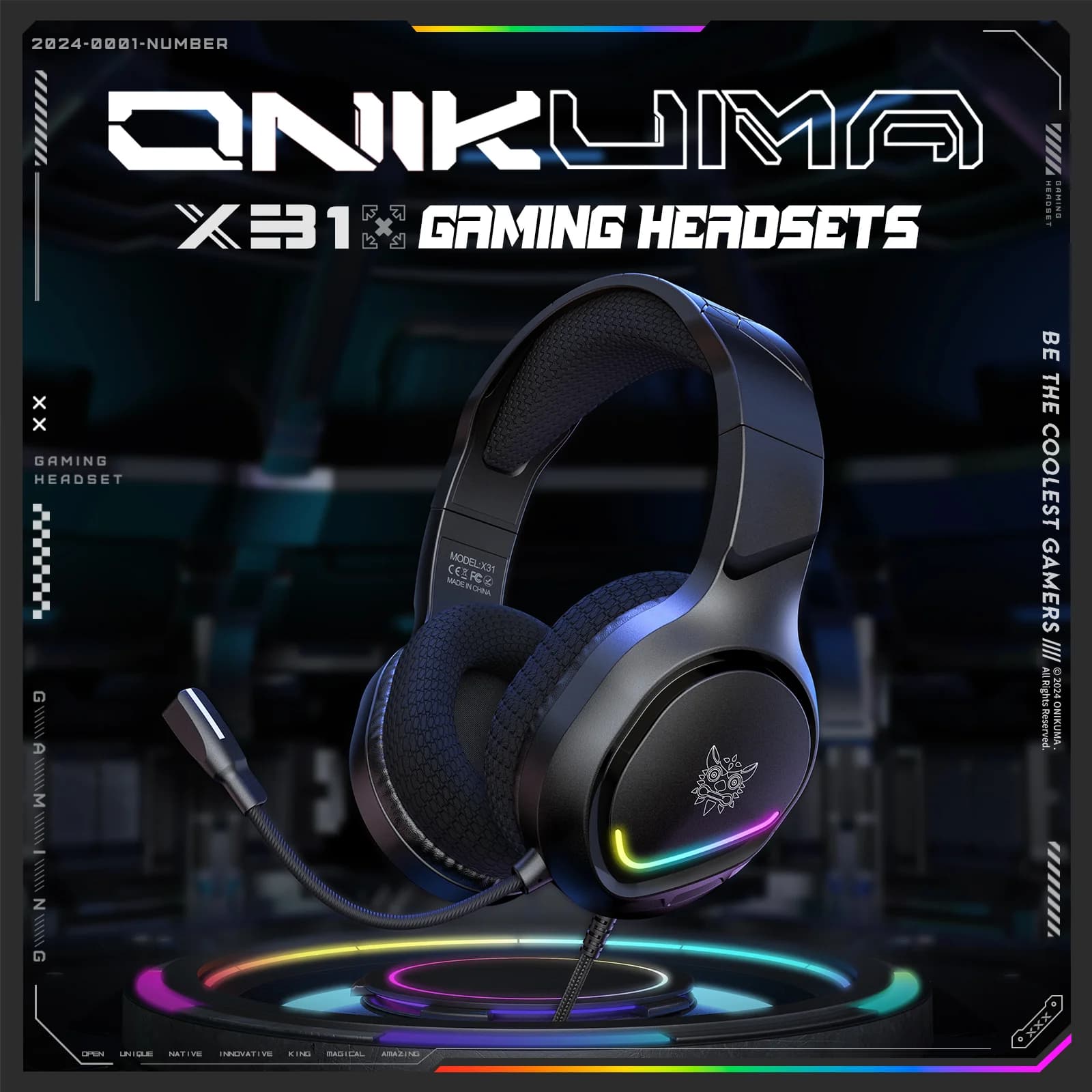 Diadema ONIKUMA X31 — Gaming Económica - 2