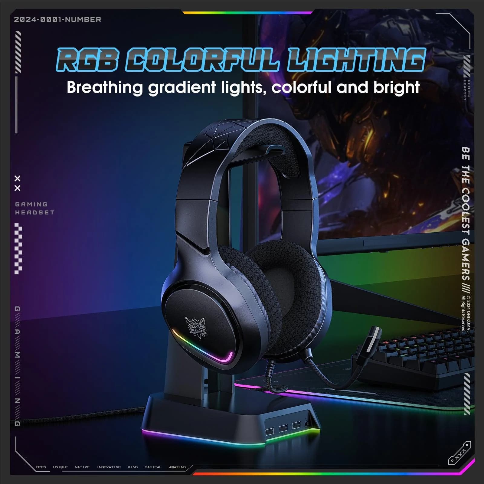 Diadema ONIKUMA X31 — Gaming Económica - 3