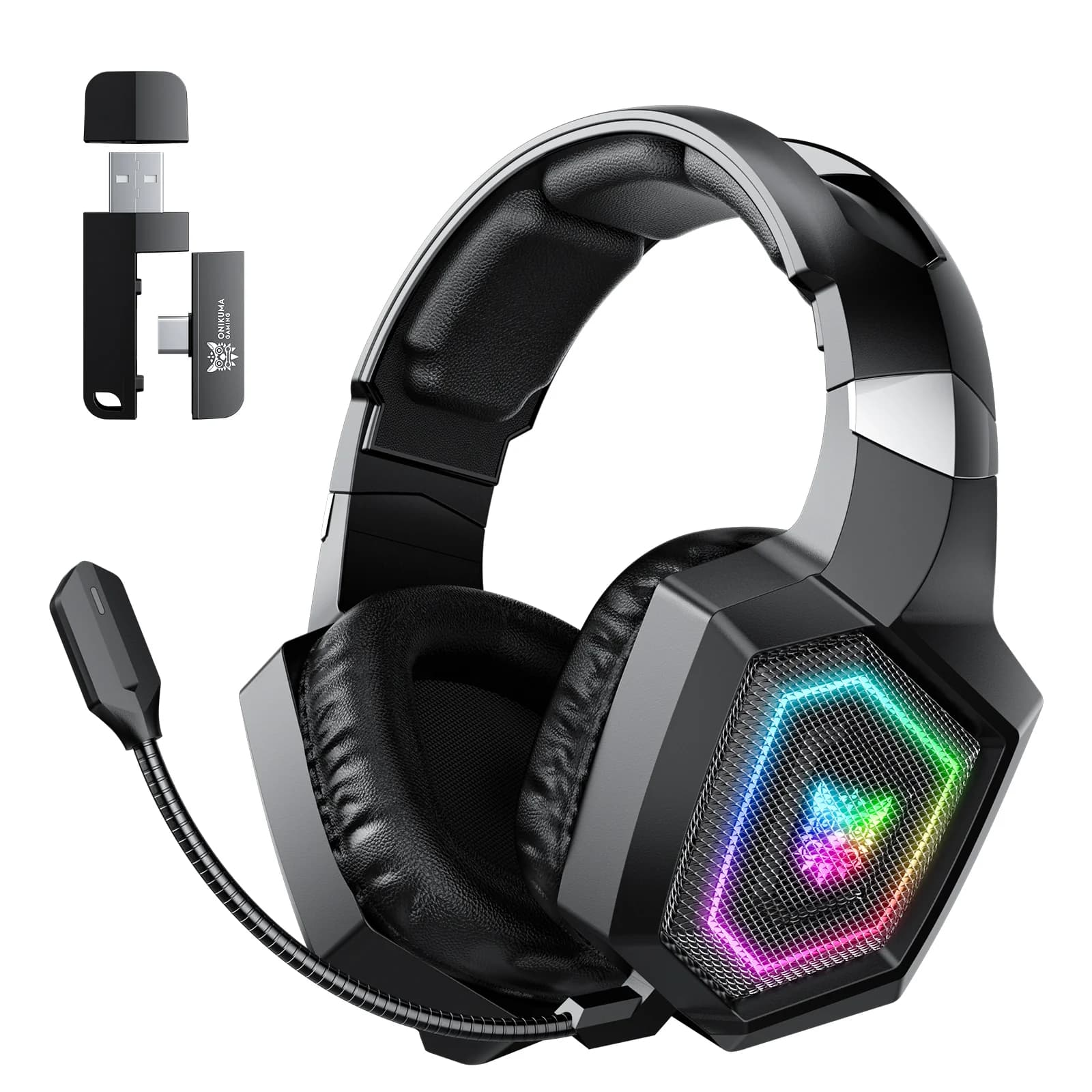 Diadema ONIKUMA GT806 — Gaming Inalámbrica BT 5.4 - 1