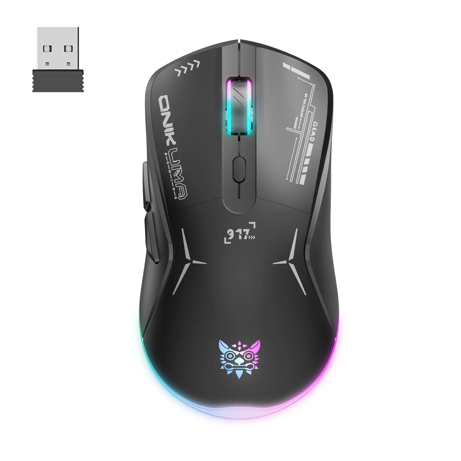 Mouse ONIKUMA CW917 — Recargable Tipo C - 1