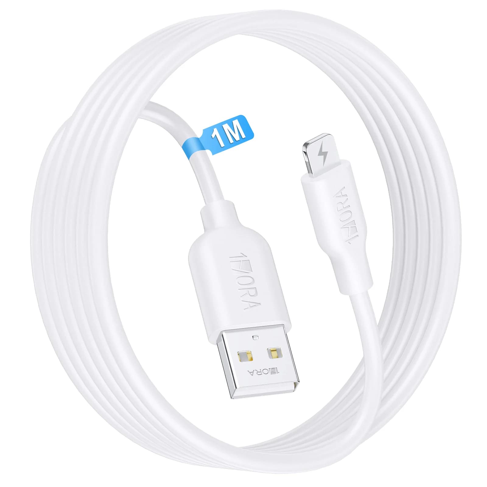 Cable 1HORA CAB247 — USB a Lightning 2m - 1