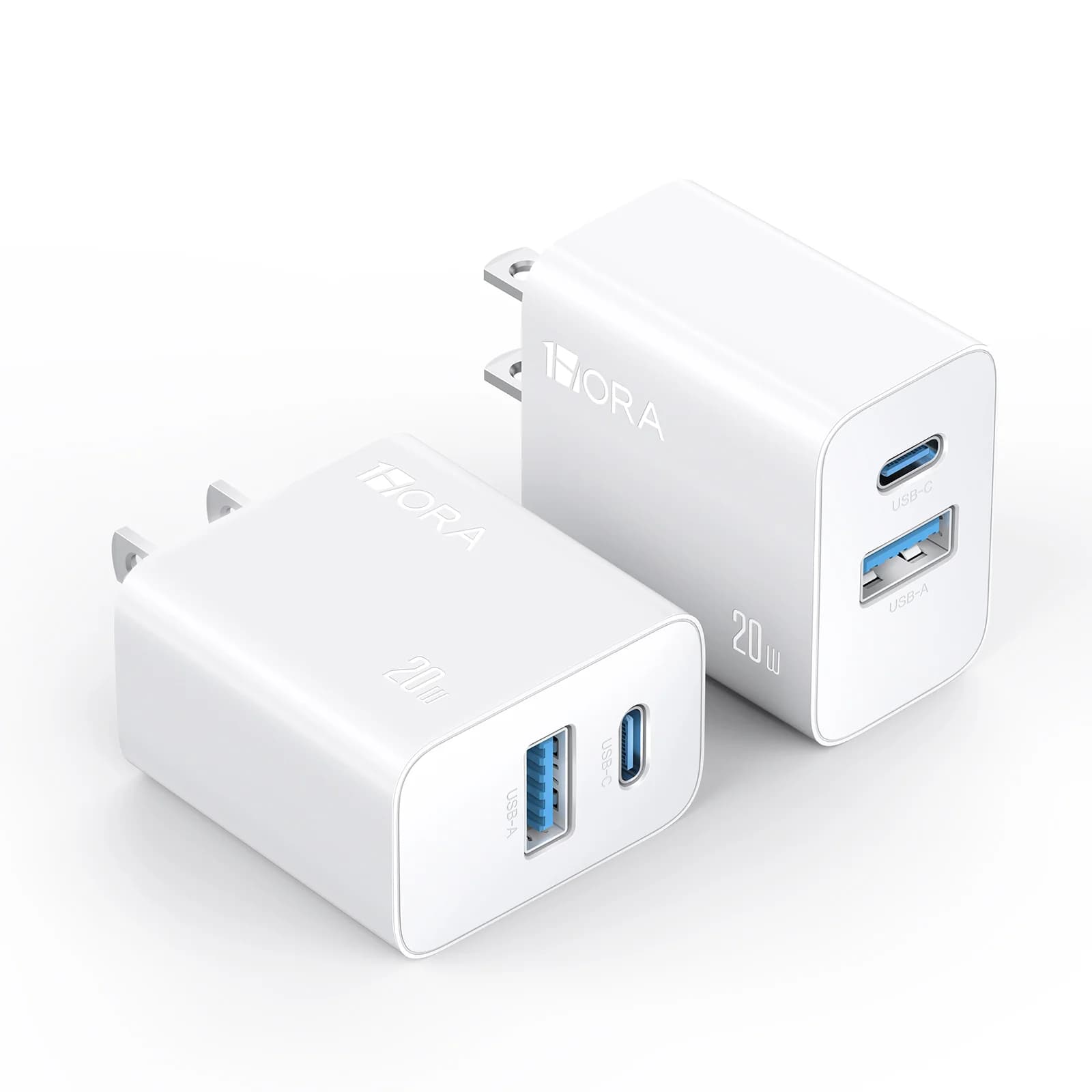 Cargador 1HORA GAR161 — 20W Cubo PD/QC - 2