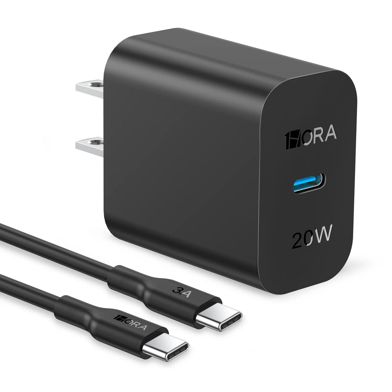 Cargador 1HORA GAR153 — 20W + Cable Tipo C/Tipo C - 2