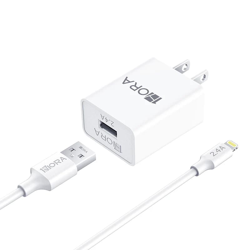 Cargador 1HORA GAR143 — 12W + Cable Lightning - 1