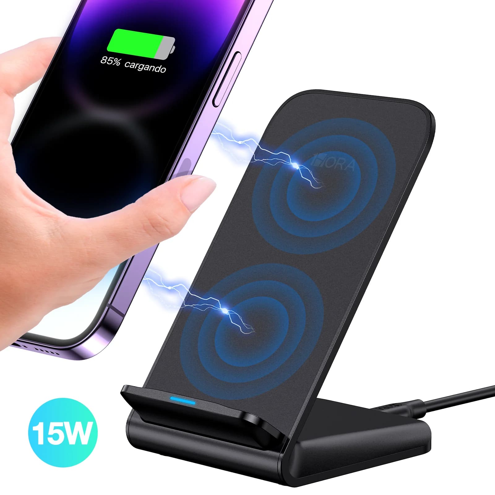 Power Bank 1HORA GAR157 — 15W Inalámbrico ABS - 1