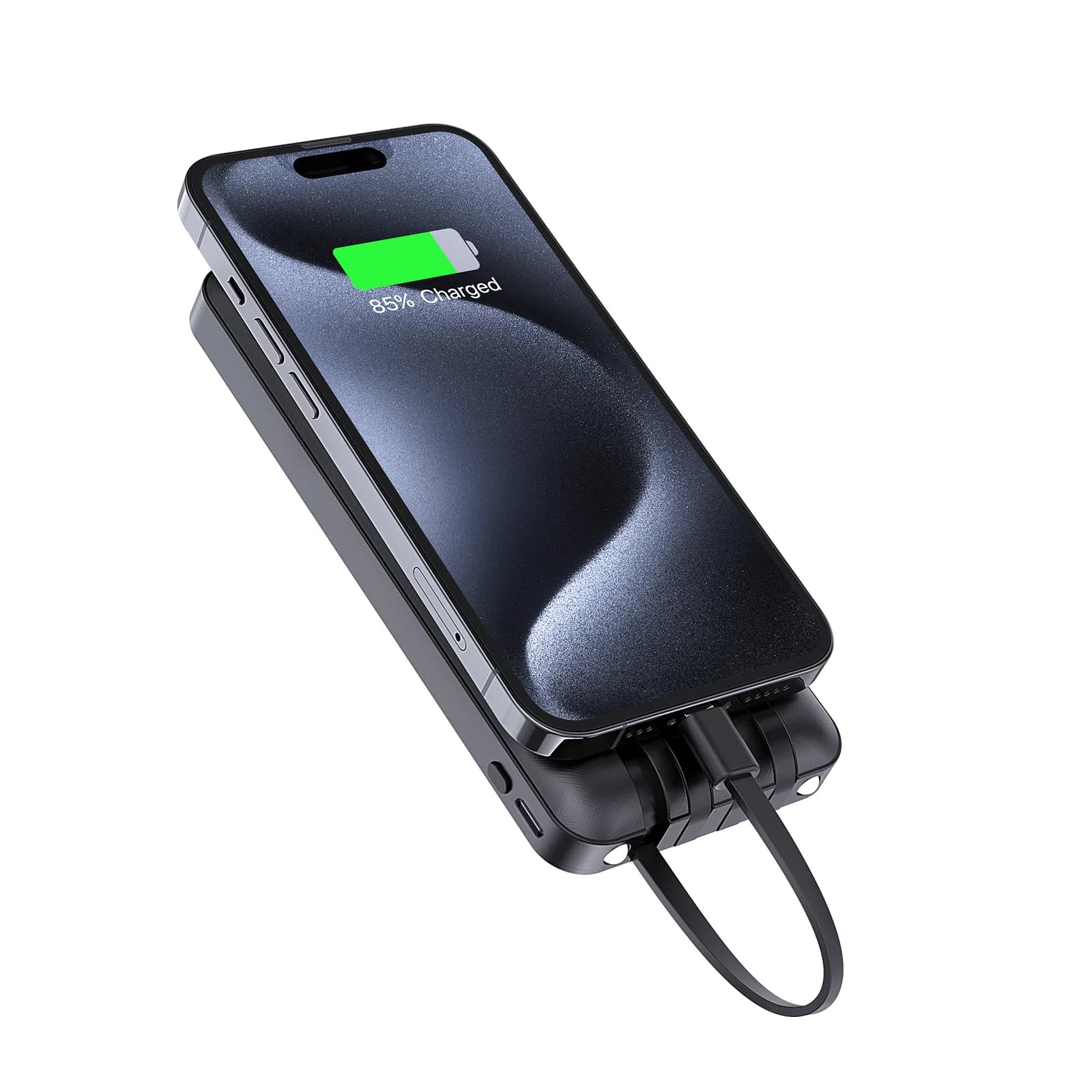 Power Bank 1HORA GAR148 — 10.000 mAh 3 Cables Integrados - 2